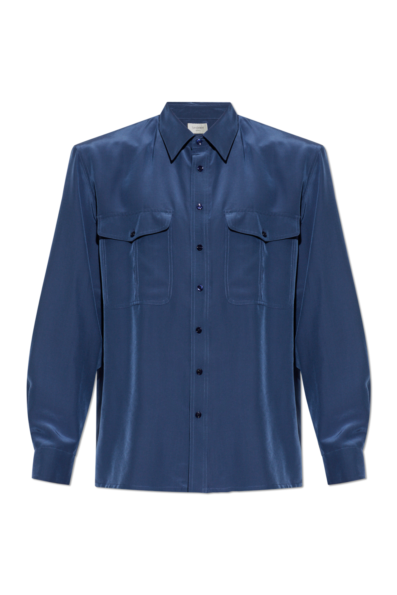 Saint Laurent Silk shirt with pockets | Men's | Vitkac